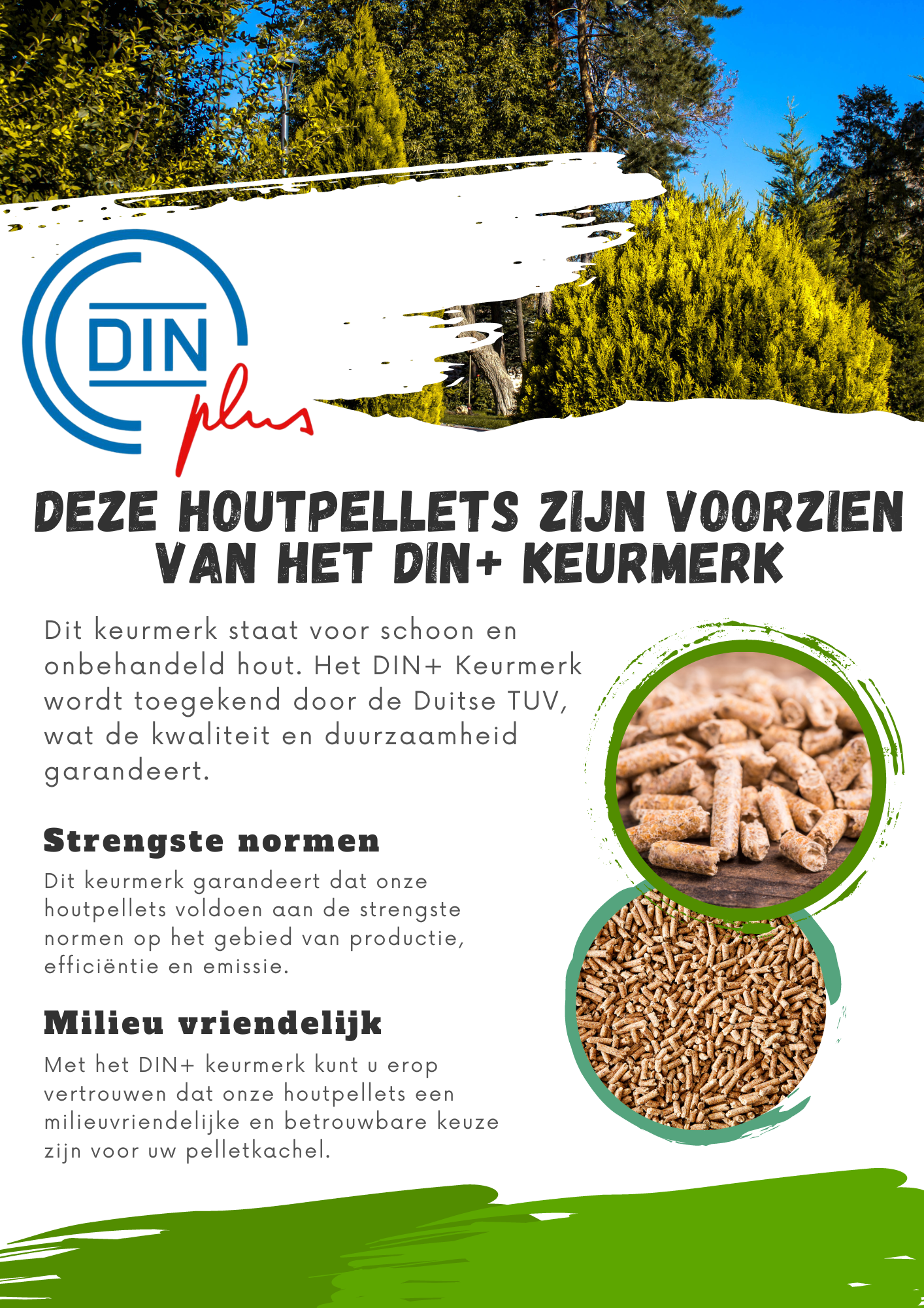 Deliss Houtpellets DIN+ 35 zakken